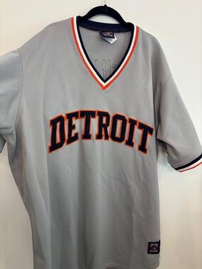Vintage Bobby Higginson #4 Detroit Tigers Majestic Jersey 3X Made USA #A89